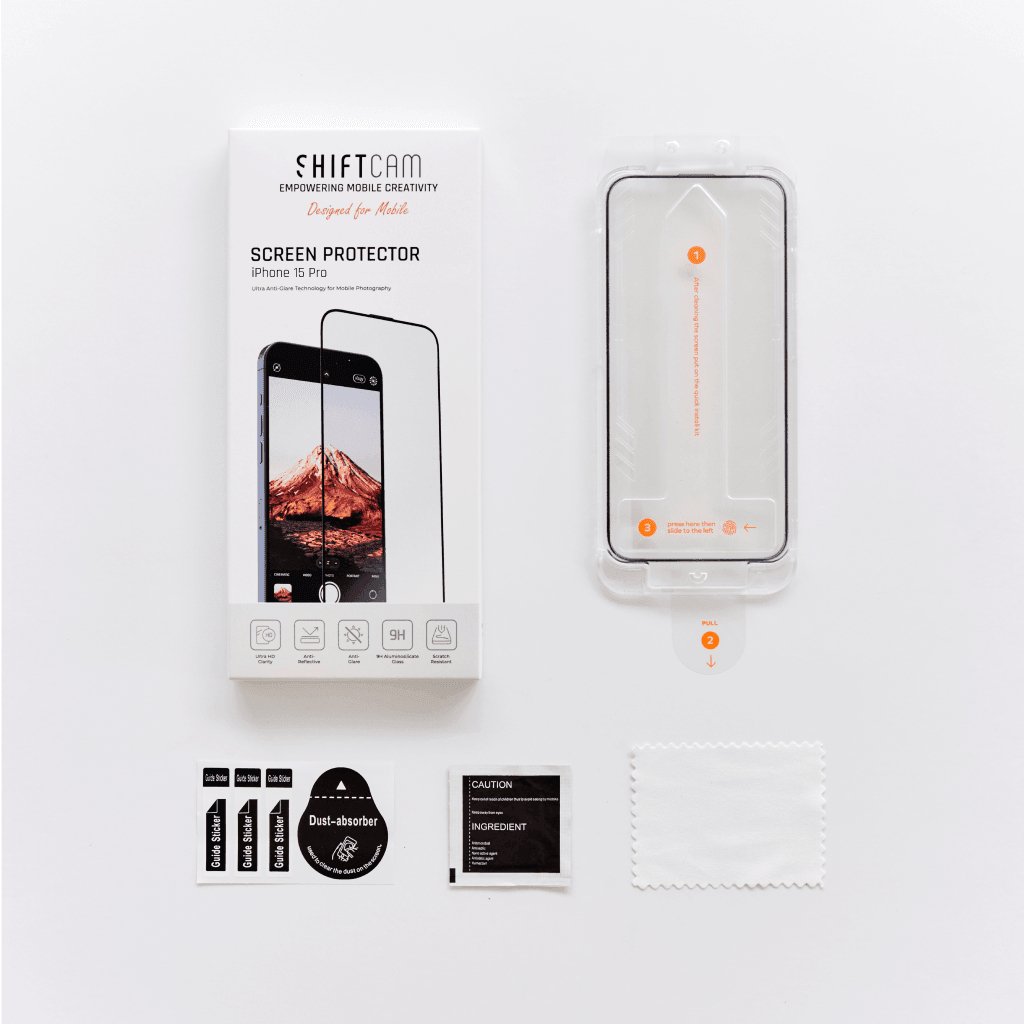 Ultra Anti-Glare Screen Protector - iPhone 15 Bundle - ShiftCam